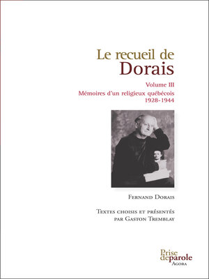 cover image of Le recueil de Dorais, Volume 3
